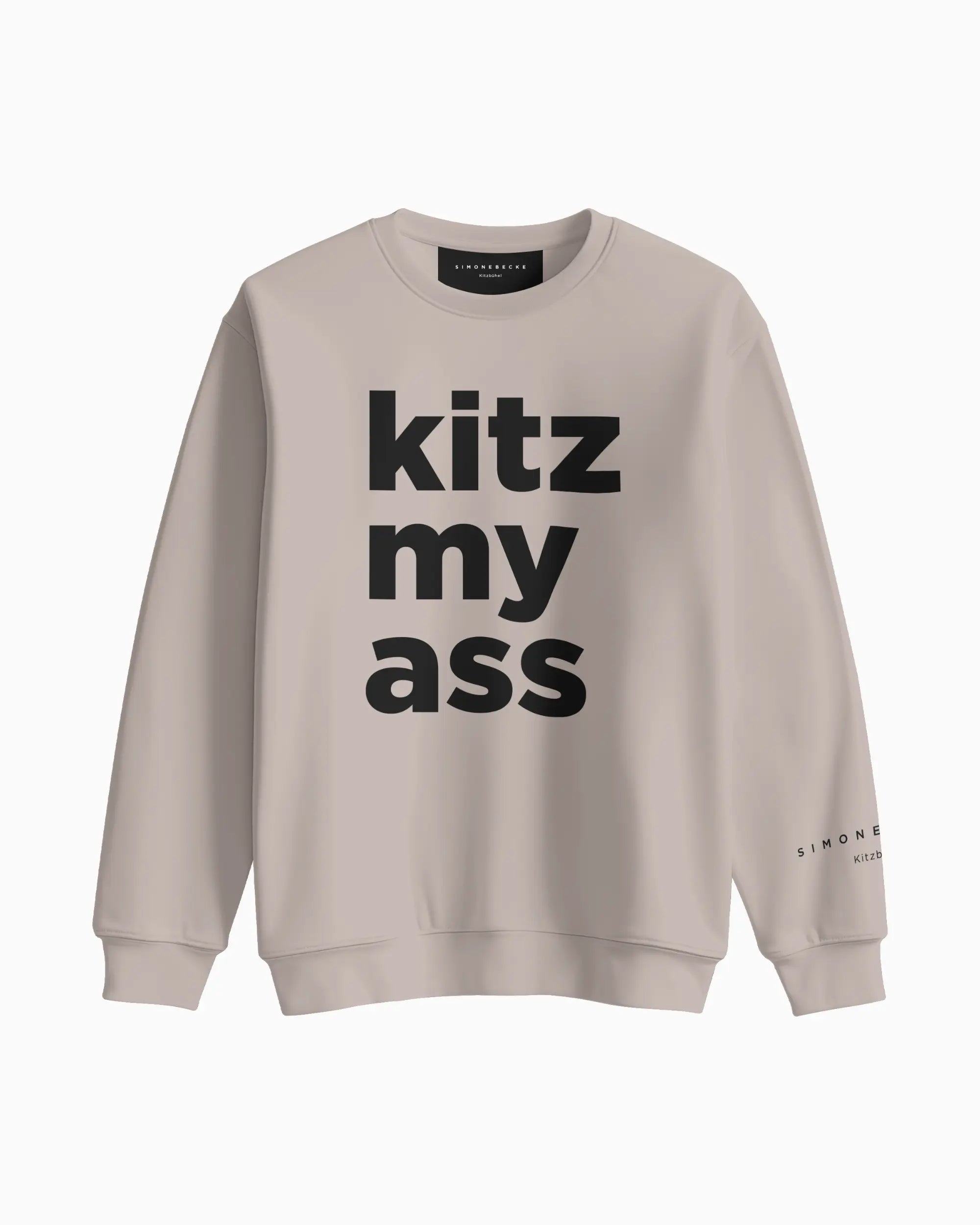 kitz my ass Sweatshirt Bold Beige - Simone Becke