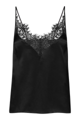 Lace-trimmed silk camisole Lilly